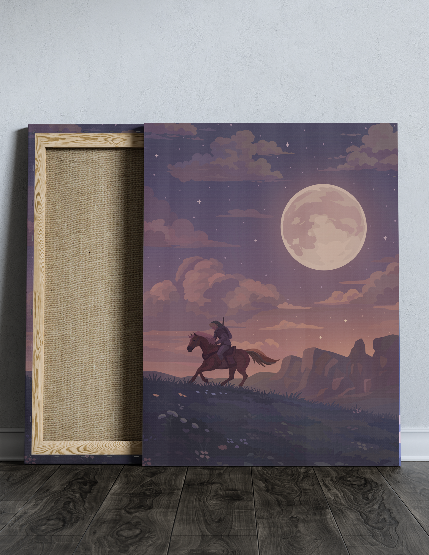 Night rider Link - Canvas