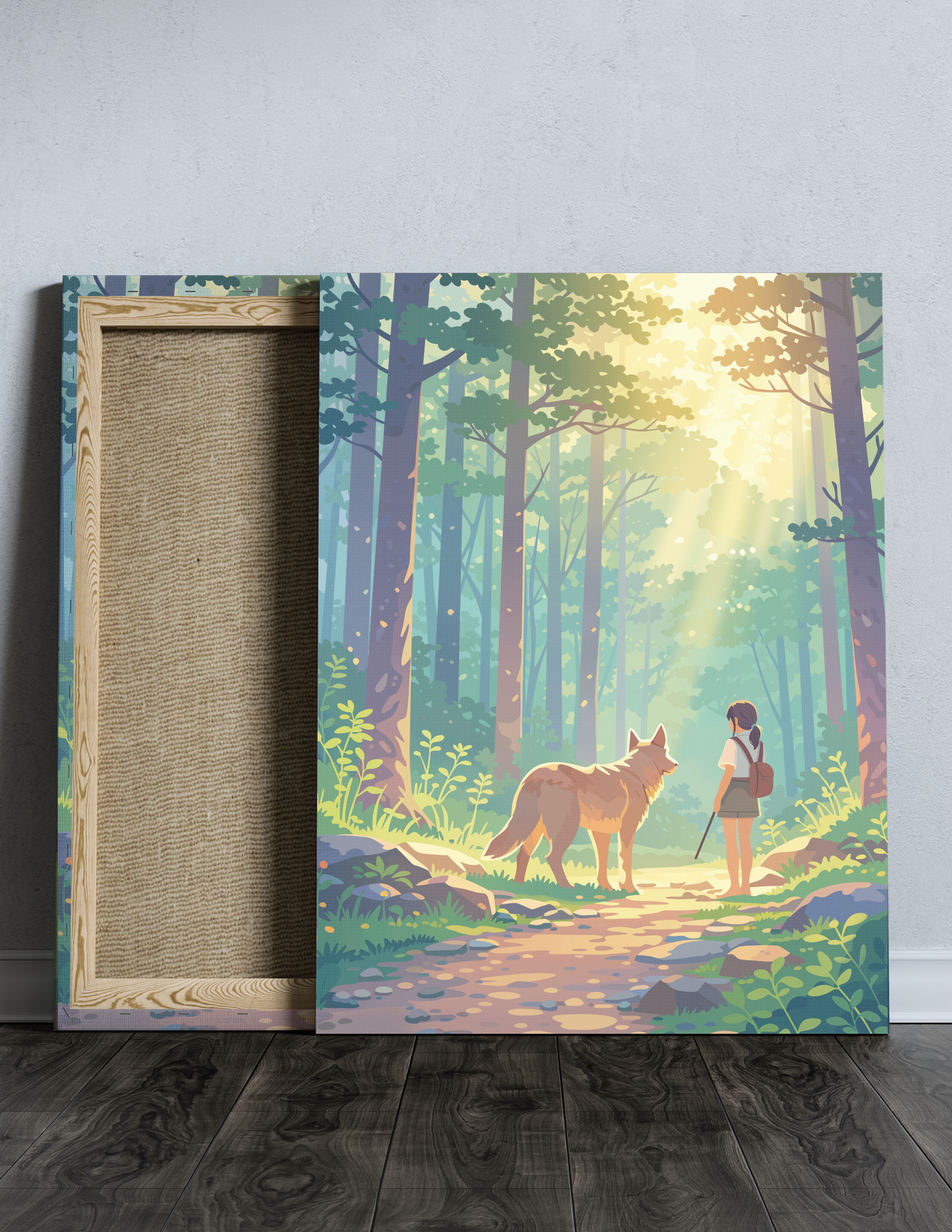 Dire Wolf Forest - Canvas