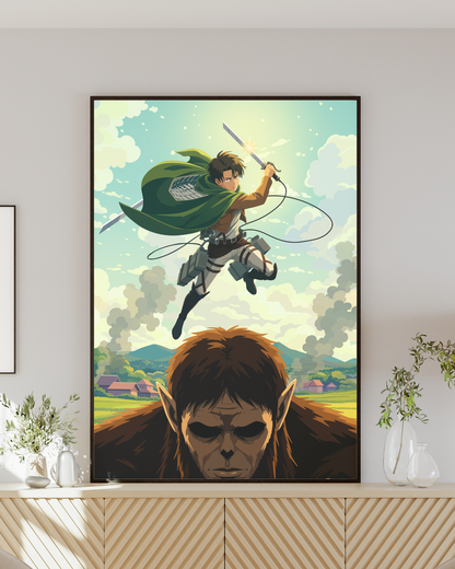 Eren Yeager vs Beast Titan