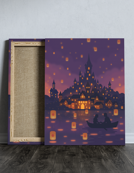 Rapunzel Lanterns - Canvas
