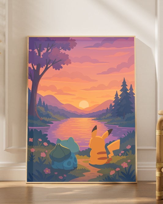 Pikachu & Bulbasaur