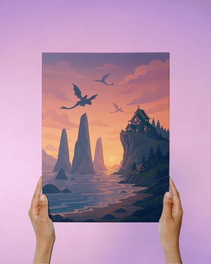 How To Train Your Dragon - Canvas
