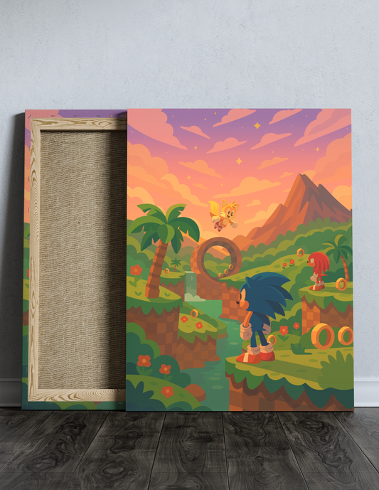Sonic Knuckles & Tails - Canvas