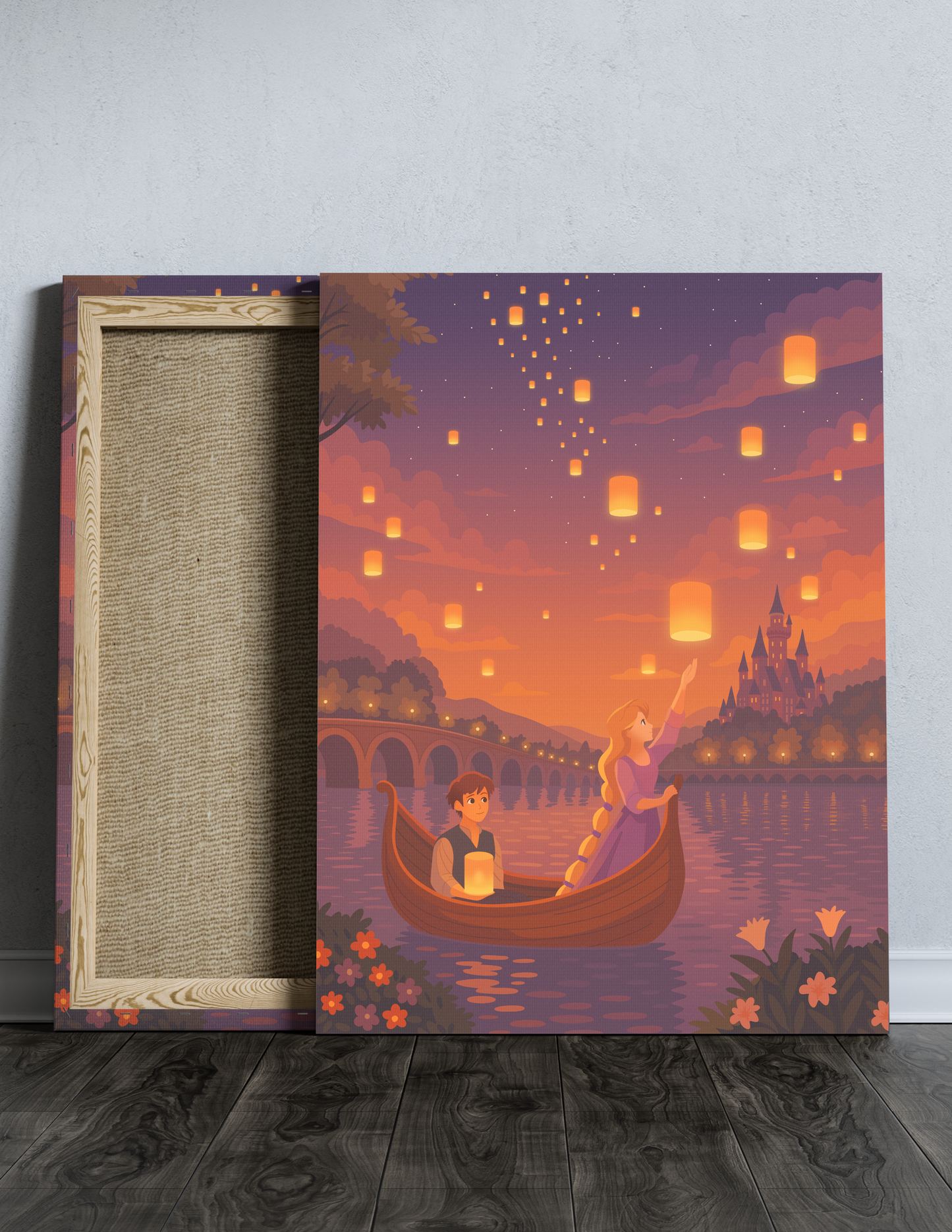 Rapunzel Lanterns - Canvas