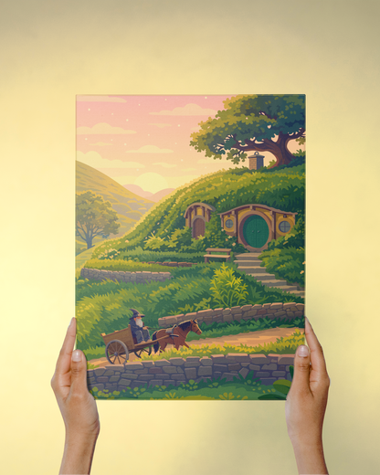 Hobbit Shire - Canvas
